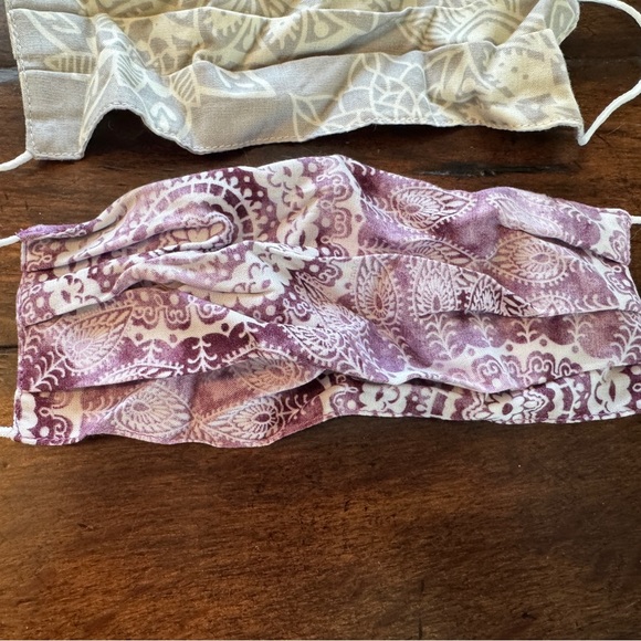 Set of Three Patterned Cloth Face Masks - Picture 3 of 5